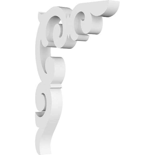 Ekena Millwork Kendall Architectural Grade PVC Bracket, 5/8"W X 4"D X 6"H BKTP01X04X06KD - main